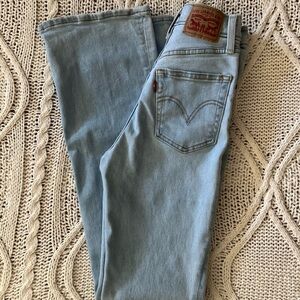 Levi's Ribcage Boot Light Blue Jeans